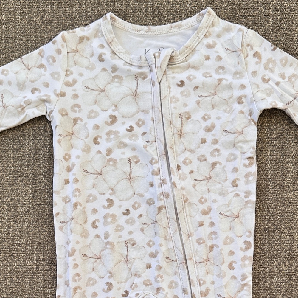 12-18M Bamboo Footie Baby Zip Pajama NWT Multi Size